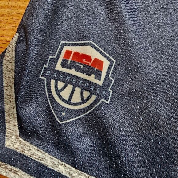 Nike Team USA Authentic Basketball Practice Shorts Blue CN8120-451 Men’s Size XL - Picture 11 of 14